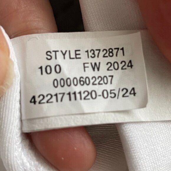 Under Armour Activewear Racer Back Poly Blend Padded Sports Bra White Sz S - Picture 8 of 9